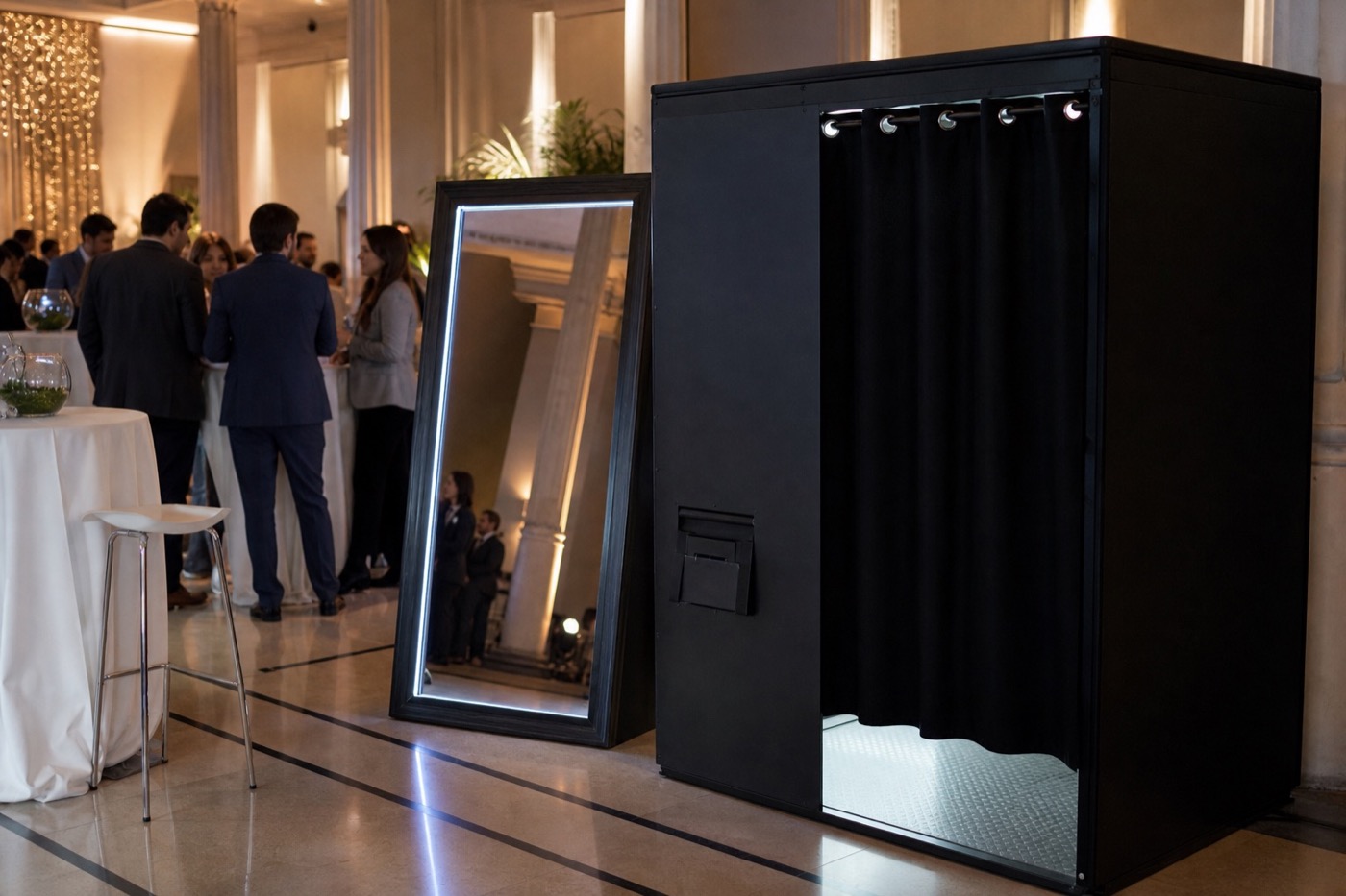 Fotomatón clásico en evento de empresa
